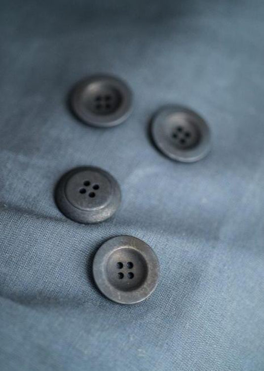 Navy Corozo Buttons 14mm, 18m, 22mm
