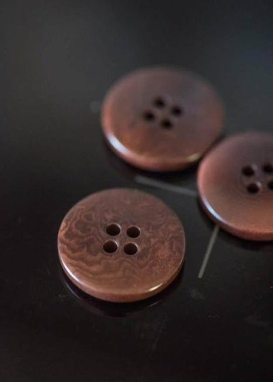 Brown Corozo Buttons - various sizes