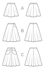 Closet Core Patterns Fiore Skirt