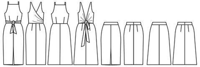 Papercut Patterns, Axis Dress and Skirt
