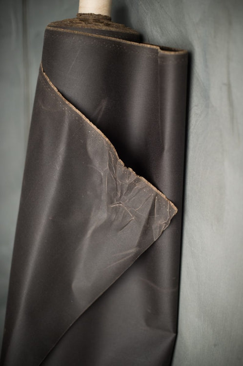 Chocolate Cotton Oilskin