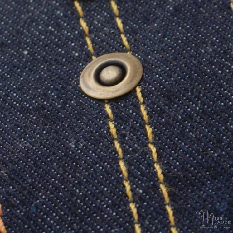 Jeans Rivets - pack of 10. Antique Bronze.  Ring 9mm