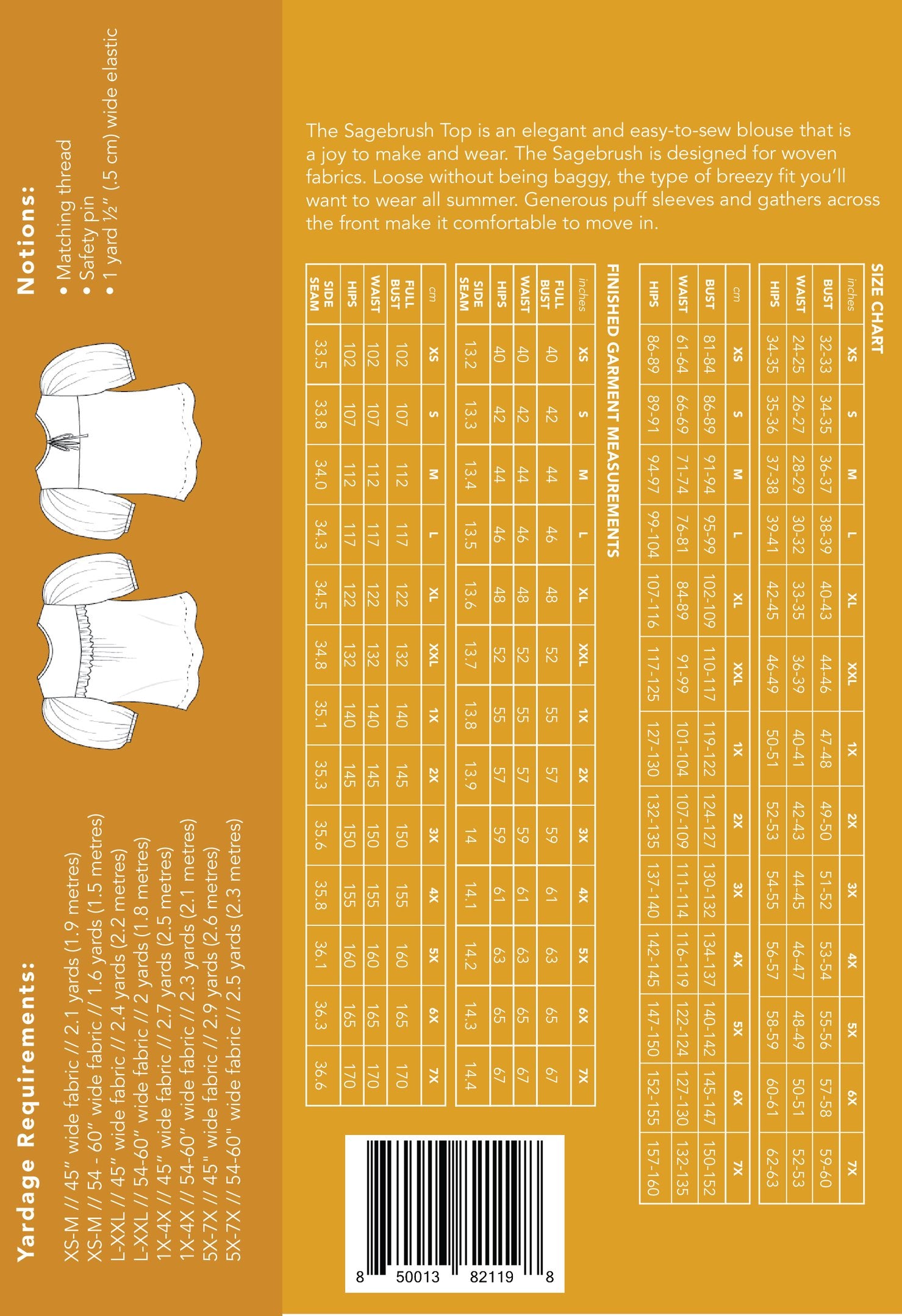 Friday Pattern Company - Sagebrush Top