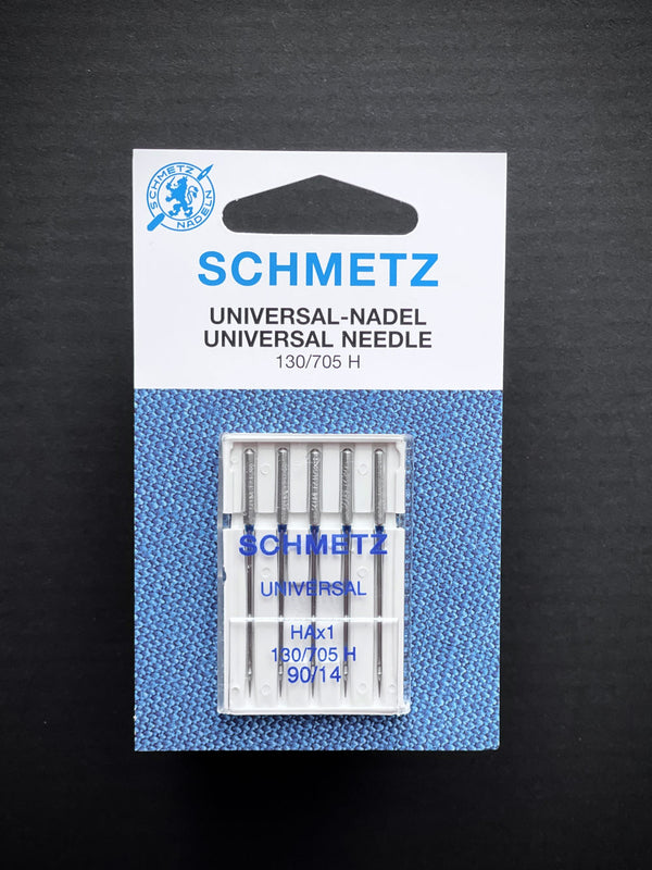 Schmetz Sewing Machine Needles - Universal 90/14.  Heavy weight cloth