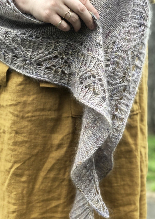 Sprouted Shawl, Jacqueline Cieslak. Knitting Pattern