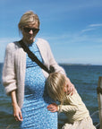 Sunday Cardigan - Mohair Petite Knit. Knitting Pattern