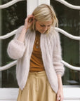 Sunday Cardigan - Mohair Petite Knit. Knitting Pattern
