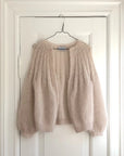 Sunday Cardigan - Mohair Petite Knit. Knitting Pattern