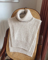 Terrazzo Neck. Petite Knit. Knitting Pattern