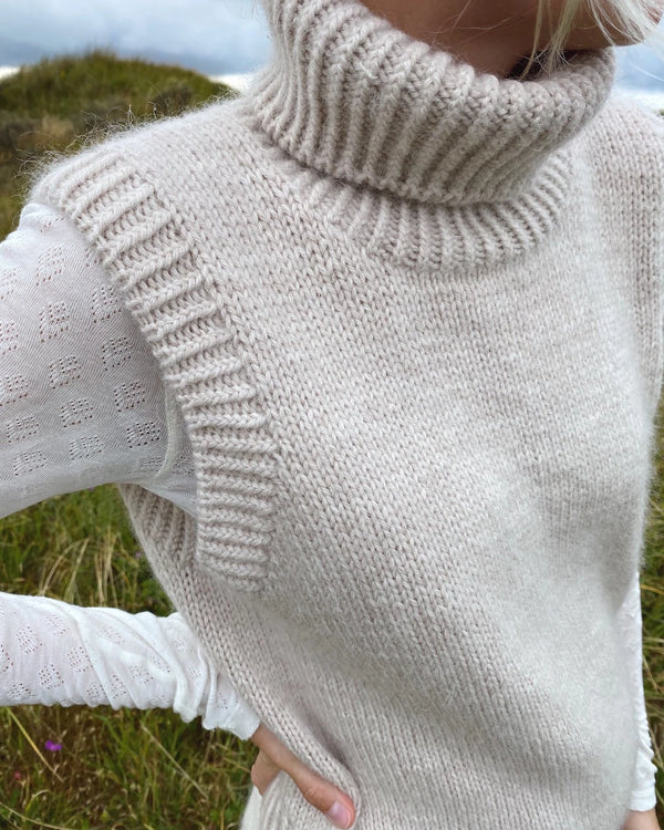 Terrazzo Slipover. Petite Knit. Knitting Pattern