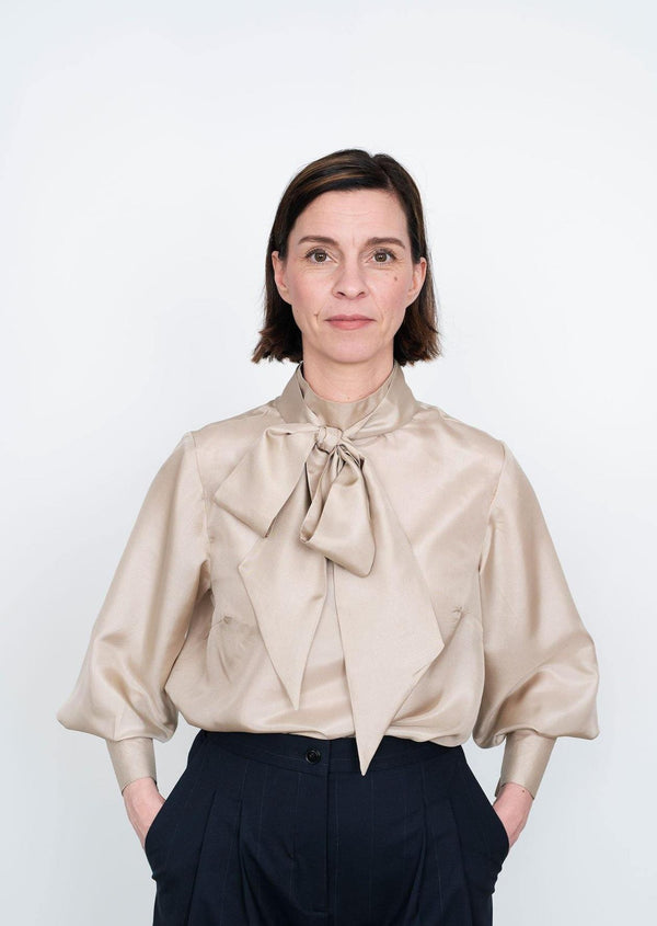 The Assembly Line - Tie Bow Blouse
