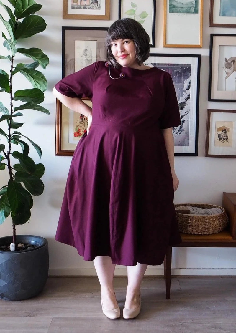 Stitch Sample :: Multi-Sleeve Midi Dress from The Assembly Line