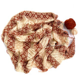 Crazy Diamond Wrap, Ambah O'Brien Print Knitting Pattern