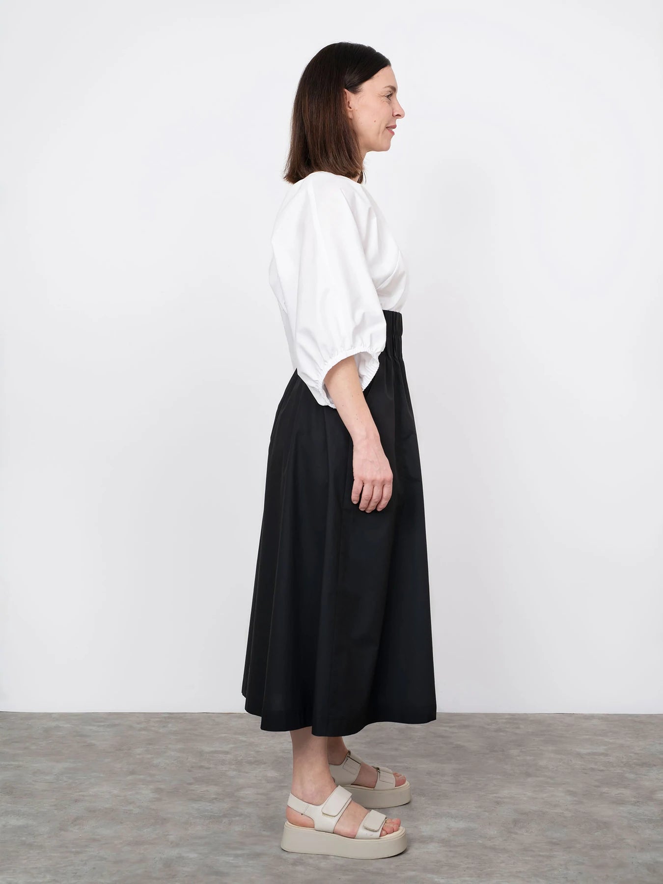 The Assembly Line - V-Neck Cuff Top