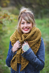 Winter Honey Shawl, Drea Renee Knits, Knitting Pattern