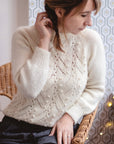 Wisteria Sweater, Along Avec Anna. Knitting Pattern