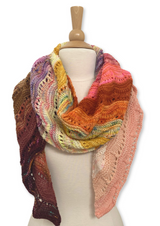 Wrap It Real Good Shawl, Ambah O'Brien Print Knitting Pattern